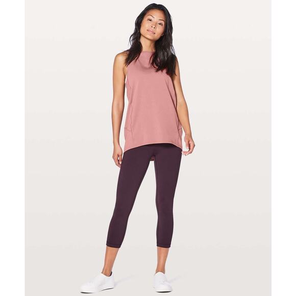 LULULEMON Back In Action Tank Quicksand Sz 4 - Picture 3 of 6